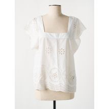 LOSAN - Blouse beige en coton - Femme - Taille 38 - Modz
