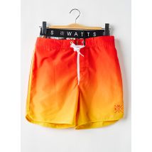 WATTS - Short de bain orange en polyester - Homme - Taille M - Modz