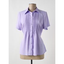 FOSBY - Chemisier violet en polyester - Femme - Taille 48 - Modz
