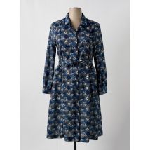 VALMODE - Robe mi-longue bleu en polyester - Femme - Taille 48 - Modz