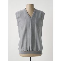PAUL RHODAMEL - Pull gris en coton - Homme - Taille 4XL - Modz
