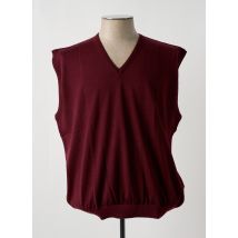 PAUL RHODAMEL - Pull rouge en acrylique - Homme - Taille 5XL - Modz