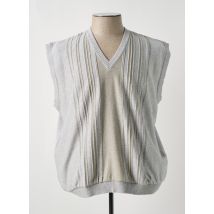 PAUL RHODAMEL - Pull gris en coton - Homme - Taille 5XL - Modz