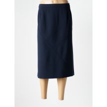 GEVANA - Jupe mi-longue bleu en polyester - Femme - Taille 50 - Modz