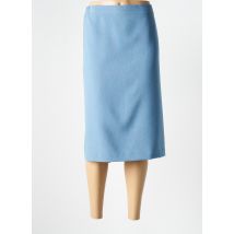 GUY DUBOUIS - Jupe mi-longue bleu en polyester - Femme - Taille 58 - Modz