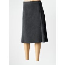 BRANDTEX - Jupe mi-longue gris fonce en polyester - Femme - Taille 48 - Modz