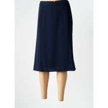 PLURIELLES - Jupe mi-longue bleu en polyester - Femme - Taille 42 - Modz