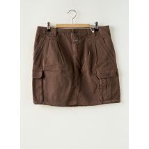 CLOSED - Jupe courte marron en coton - Femme - Taille 42 - Modz