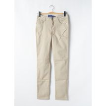 TRUSSARDI JEANS - Pantalon slim beige en coton - Femme - Taille W27 - Modz
