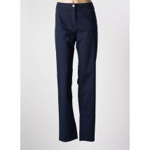 BRANDTEX - Pantalon slim bleu en coton - Femme - Taille 52 - Modz