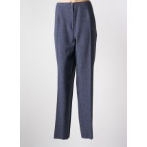 GEVANA - Pantalon slim bleu en polyester - Femme - Taille 52 - Modz