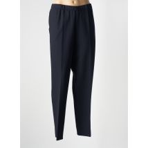GEVANA - Pantalon droit bleu en viscose - Femme - Taille 46 - Modz