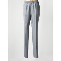 LUIGI MORINI - Pantalon slim gris en polyester - Femme - Taille 60 - Modz