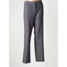 PLURIELLES - Pantalon droit gris en polyester - Femme - Taille 48 - Modz
