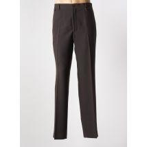 LUCAN - Pantalon droit marron en polyester - Homme - Taille 52 - Modz