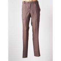 PIERRE D'ARLANC - Pantalon droit marron en polyester - Homme - Taille 52 - Modz