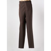 PIERRE D'ARLANC - Pantalon droit marron en polyester - Homme - Taille 68 - Modz