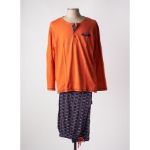 CHRISTIAN CANE - Pyjama orange en coton - Homme - Taille 46 - Modz