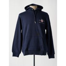 GANT - Sweat-shirt à capuche bleu en coton - Homme - Taille XXL - Modz