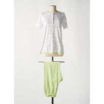 LINCLALOR - Pyjama vert en coton - Femme - Taille 38 - Modz