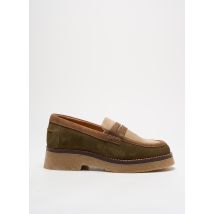 REQINS - Mocassins vert en cuir - Femme - Taille 37 - Modz