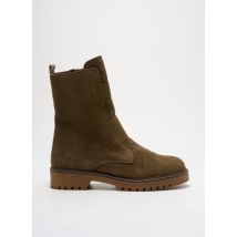 REQINS - Bottines/Boots vert en cuir - Femme - Taille 38 - Modz