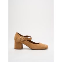 REQINS - Escarpins marron en cuir - Femme - Taille 40 - Modz