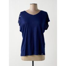 MAT DE MISAINE - T-shirt bleu en lin - Femme - Taille 44 - Modz