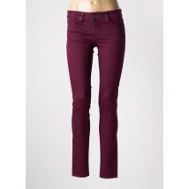 SALSA - Pantalon slim violet en coton - Femme - Taille TU - Modz