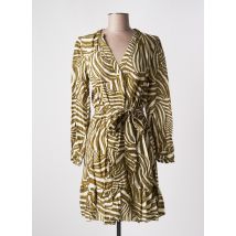 LAUREN VIDAL - Robe mi-longue vert en viscose - Femme - Taille 40 - Modz