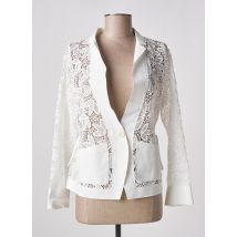 INDIES - Veste chic blanc en polyester - Femme - Taille 34 - Modz