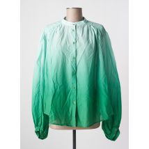 IMPREVU - Chemisier vert en coton - Femme - Taille 40 - Modz