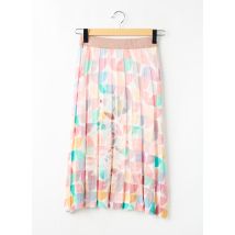 JEI'S BY LETIZIA DENARO - Jupe mi-longue rose en polyamide - Femme - Taille 34 - Modz