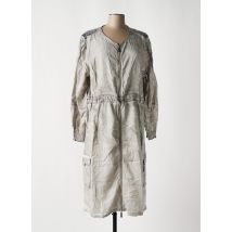 NÜ - Robe mi-longue gris en lyocell - Femme - Taille 44 - Modz