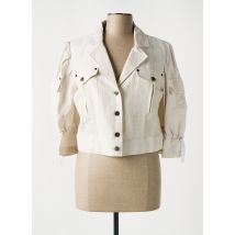 TRICOT CHIC - Veste casual beige en lin - Femme - Taille 42 - Modz