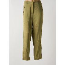 MARC CAIN - Pantalon droit vert en viscose - Femme - Taille 44 - Modz