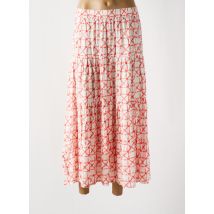 ATELIER REVE - Jupe longue orange en viscose - Femme - Taille 34 - Modz