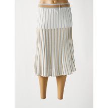 JEI'S BY LETIZIA DENARO - Jupe mi-longue gris en viscose - Femme - Taille 40 - Modz