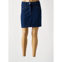 I.CODE (By IKKS) - Jupe courte bleu en coton - Femme - Taille 36 - Modz