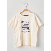 WEEK END A LA MER - T-shirt beige en coton - Garçon - Taille TU - Modz