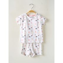 WEEK END A LA MER - Pyjama blanc en coton - Fille - Taille TU - Modz