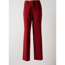 DEUX. BY ELINE DE MUNCK - Pantalon droit rouge en polyester - Femme - Taille 44 - Modz