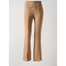 IRIS MITTENAERE FOR MORGAN - Pantalon droit beige en polyester - Femme - Taille 36 - Modz