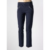 STREET ONE - Pantalon slim bleu en coton - Femme - Taille 38 - Modz