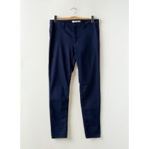 NAF NAF - Pantalon slim bleu en coton - Femme - Taille 44 - Modz