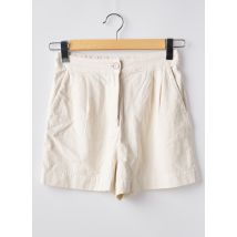 MNG - Short beige en coton - Femme - Taille 34 - Modz
