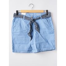 TOM TAILOR - Bermuda bleu clair en coton - Femme - Taille 46 - Modz