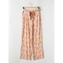 MNG - Pantalon large beige en viscose - Femme - Taille 38 - Modz