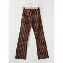 MOTEL - Pantalon flare marron en coton - Femme - Taille 34 - Modz