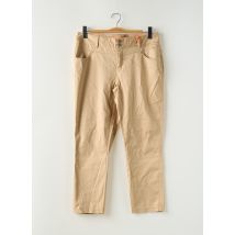 STREET ONE - Pantalon slim beige en coton - Femme - Taille 42 - Modz